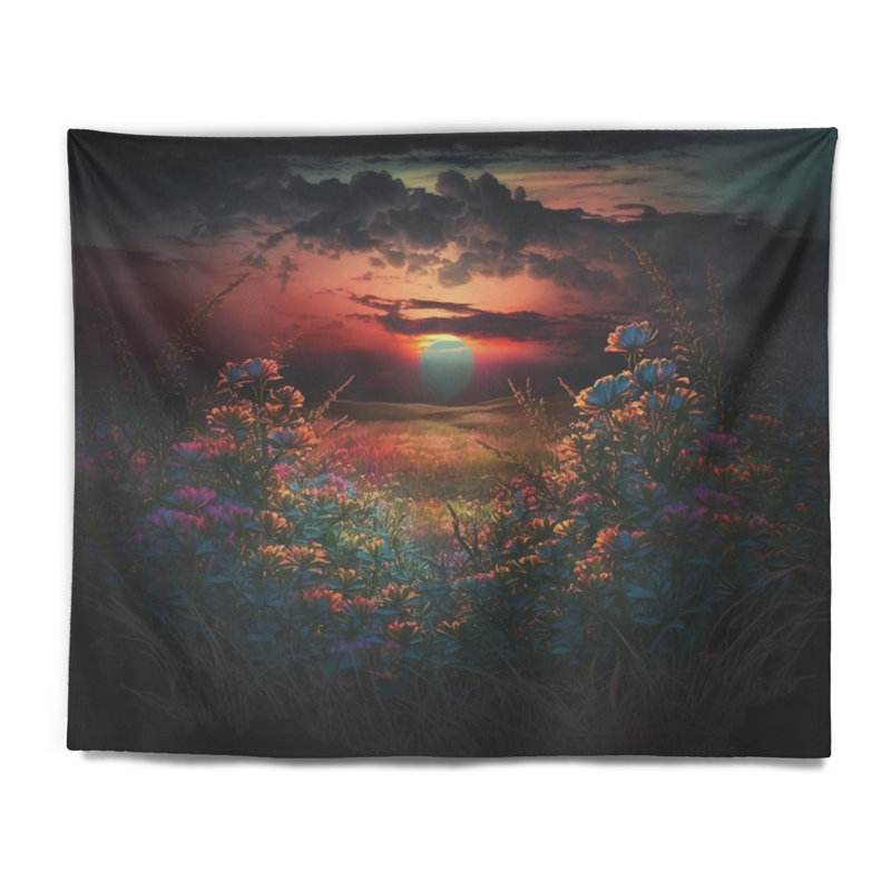 Tapisserie en polyester Ansony avec punaises, H 50 po x l 60 po