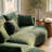 125" Modern Curved Sectional Sofa Couch With Chaise, Upholstery Boucle Sofa Couch With Pillows,Sectional Boucle Fabric Couch For Living Room-1466378038-1466378032