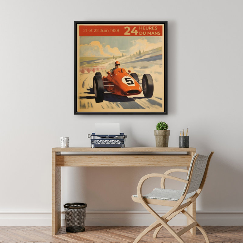«Number 5» sur toile, H 24 po x l 24 po