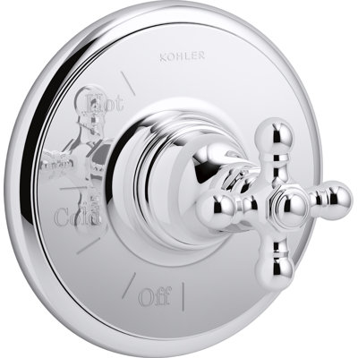 Artifacts Rite-Temp Valve Trim with Cross Handle