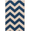Tapis intérieur / extérieur bleu marine / beige Arneshia-20794245