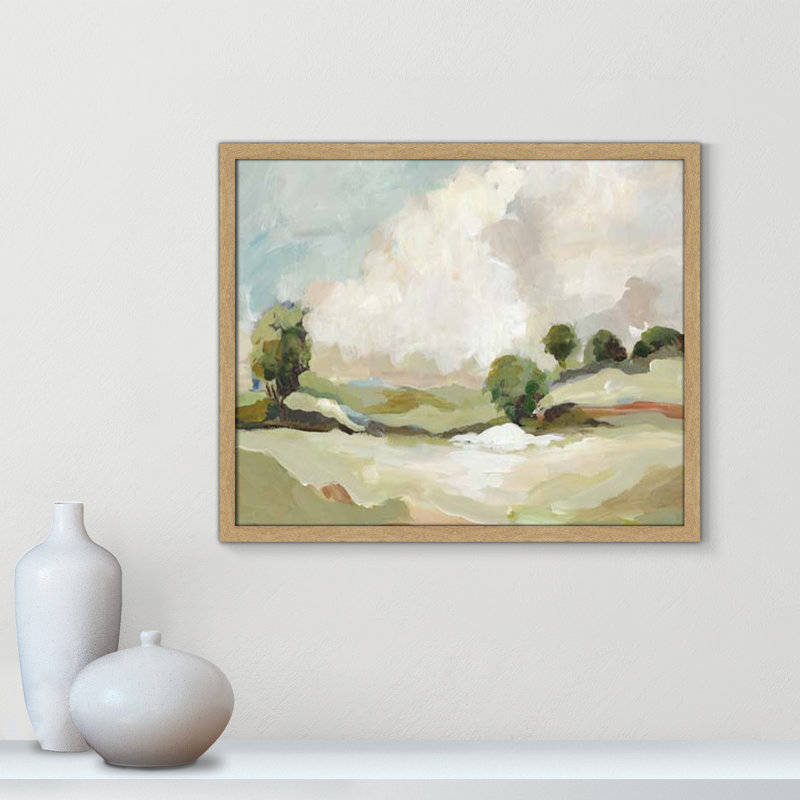 Pastoral Land " Pastoral Land " by Allison Pearce, 21.5" H x 25.5" W x 1.25" D, Brown