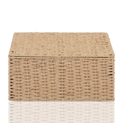 Highland Dunes Amettes Wicker Decorative Basket