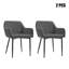 35cm H Upholstered Low Back Armchair-1878621515