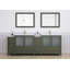  Ensemble de meuble-lavabo double 96 "avec miroir 96"-106870218