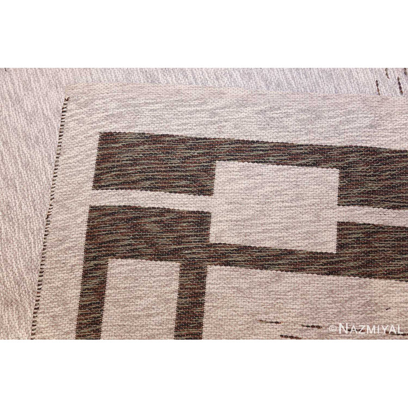 Scandinavian One-of-a-Kind 6'3" X 9'5" Area Rug in Gray/Brown