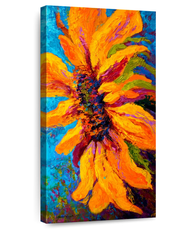 Tournesol solo I, H 24 po x l 12 po