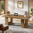 63" Home Office Desk, Large Computer Executive Desk For Office, Conference Room, Study Room-2098674936