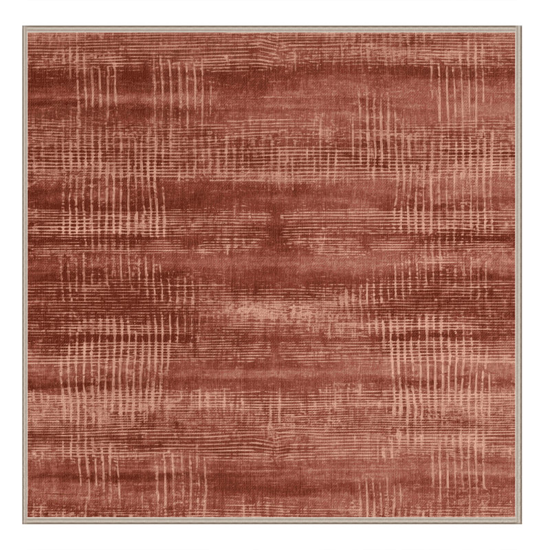 Tapis abstrait lavable à la machine, Carré 7 pi