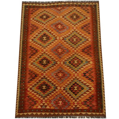 Azpeitia Wool Southwestern Indoor Rug