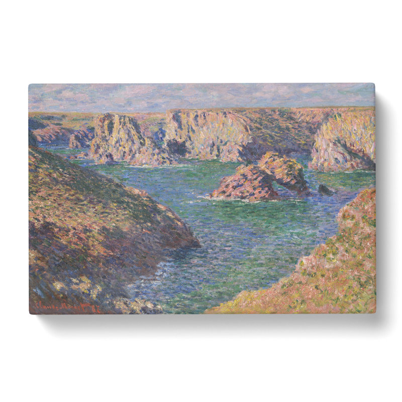 Port-Domois, Belle-Isle by Claude Monet - Wrapped Canvas, 35cm H x 50cm W x 3cm D