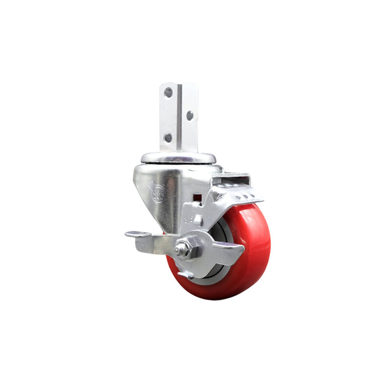 Polyurethane Caster, Red