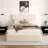Haden Velvet Upholstered Platform Bed Frame with Channel Tufted Headboard-430185539-430185537
