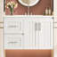 Meuble-lavabo mural 36 po avec 2 tiroirs-151635550