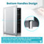 Mirrored Bathroom Cabinets with Mirror and 3 Adjustable Shelves
