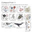 Autocollants muraux animaux marins