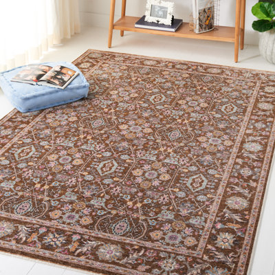 Tapis 242 brun / bleu