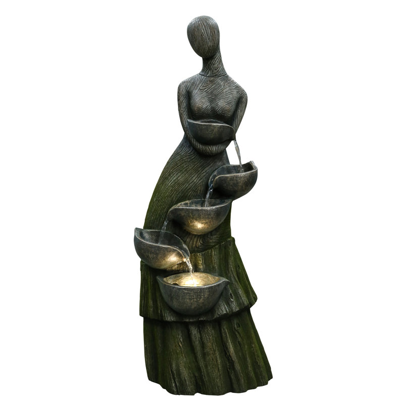 Fontaine de jardin pour femme 39 po
