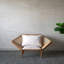 Fauteuil d'appoint 41 po x 32 po x 29,5 po Tectona