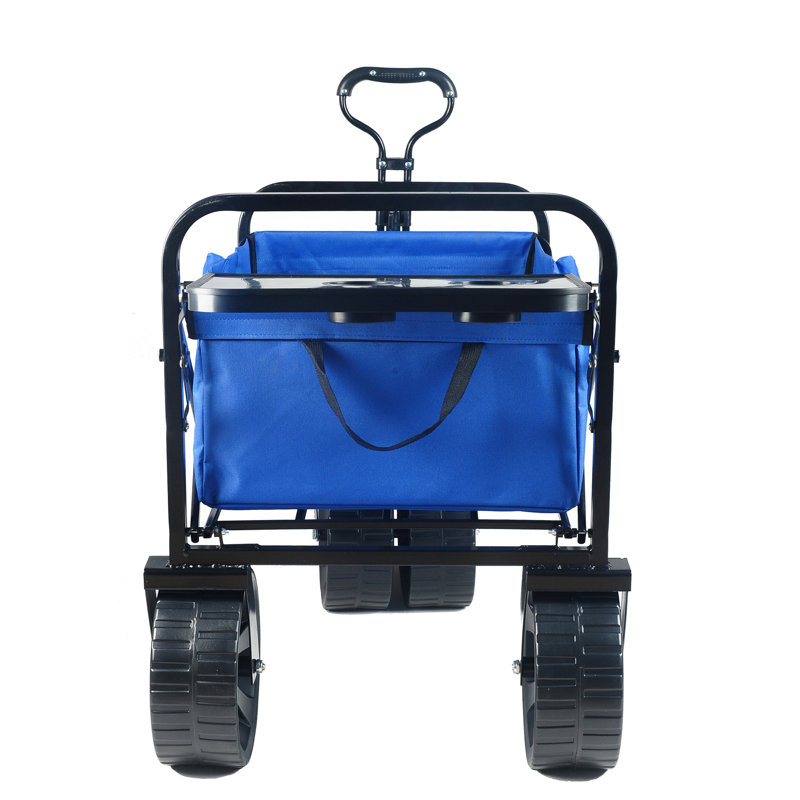 Chariot de plage pliant Wagon Garden (bleu)