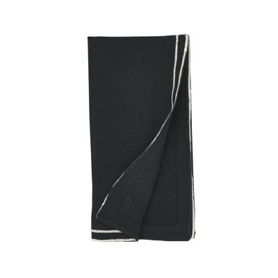 Double Line Embroidered Napkin (Set of 4)