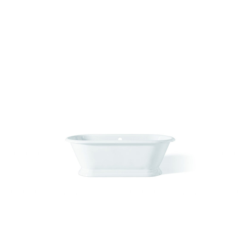 Sandringham 70.13'' L Soaking Bathtub, White Interior with White Exterior