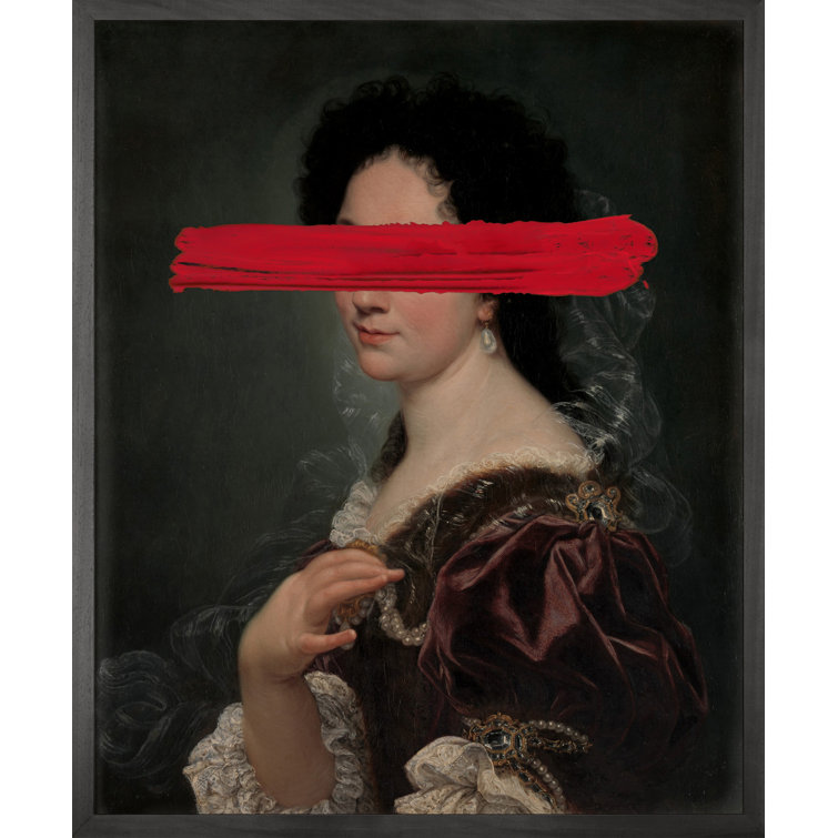 Red Mark by Young And Battaglia - Single Picture Frame Print on Canvas