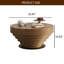 Table basse 35,53 po Mid Century