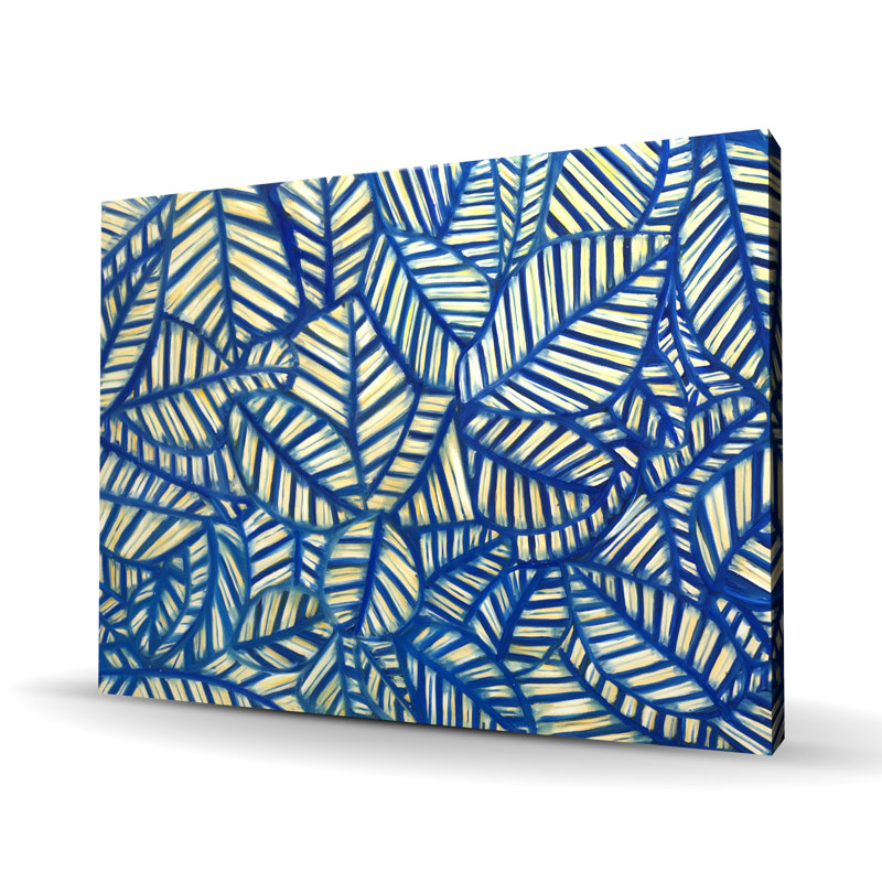 Leaves Patterns - Beige Canvas for Elegant Home Decor