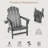 4pcs Foldable Outdoor Adirondack Chairs-770189398-755455945