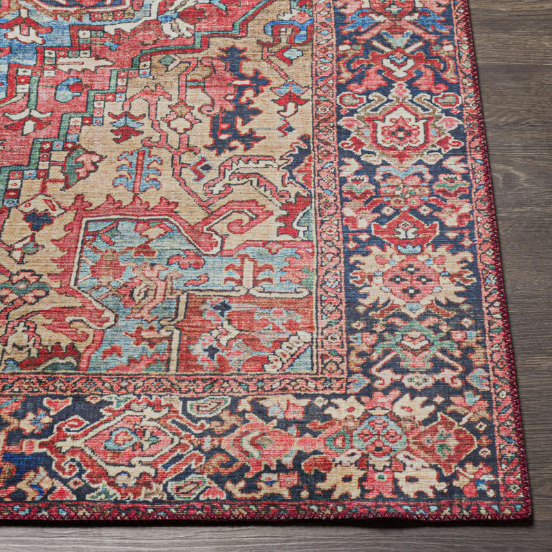 Longino Oriental Indoor Rug, Square 6'