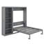 Grand lit escamotable avec tablettes-1889268558
