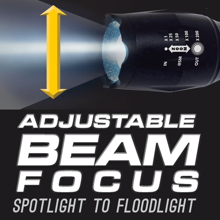 Cree Tactical High-Powered Flashlight Atomic Beam