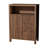 Bathroom Cabinet Walnut Grid 1 Door 3 Drawers-1030201210