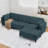 L-Shaped Sectional with Reversible Ottoman -1786205736