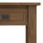 Wyandotte Monroe 22"W Solid Acacia Wood Farmhouse End Table with Drawer and Shelf-1711469405-1647067989