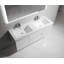 Ensemble de meuble-lavabo double mural 59 po Goodlow Pre
