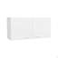 Armoire murale, 2 portes, blanc-1462403009