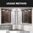 60'' - W x 60'' H Sliding Frameless Tub Door with Clear Glass-98154824
