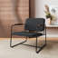 Fauteuil d'appoint en acier noir pourquoi Whythe-597825403-597825402