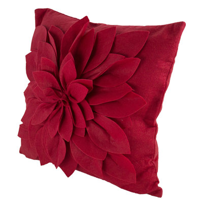 Sara's Garden Floral Throw Pillow