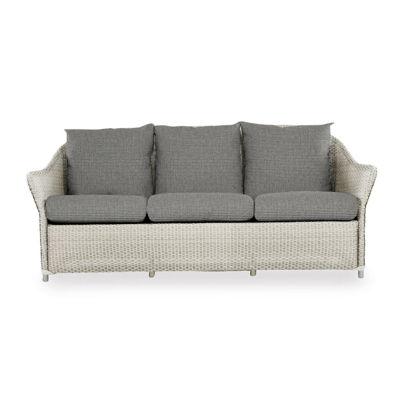 Weekend Retreat Outdoor 3 - Seat Patio Sofa, Linen, Demo Oatmeal