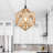 Pang Modern Black Pendant Light Fixture - Single Light Hanging Lamp with Adjustable Cord, Industrial Scandinavian Style, for Kitchen Island, Dining Room, Bedroom, or Entryway-1442161449