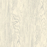 Faux Bois Woodgrain - Pale Gray Yellow Wood Wallpaper