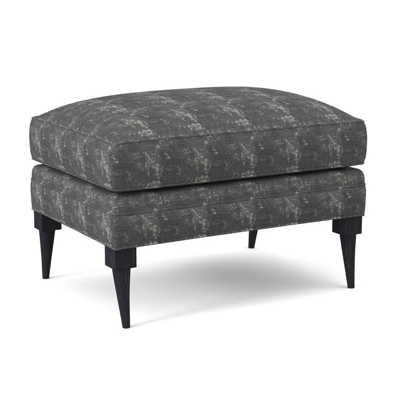 Perry Ottoman, Vintage Ebony, Elise Harbor