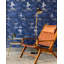Indigo Addiction Toile Matte Wallpaper Roll