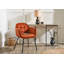 Bendte 40cm H Upholstered Metal Upholstered Back Accent-97650179