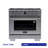 KUCHT 36 in. 5.2 cu. ft. 6 Burners Dual Fuel Range for Propane Gas in Stainless Steel with Kucht Horus Thermostat-98431855-98431856