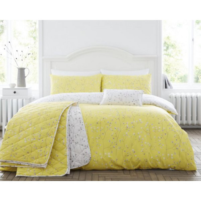 Alonso Floral Duvet Cover Set with Pillowcases, Super King - 2 Standard Pillowcases, Mauve