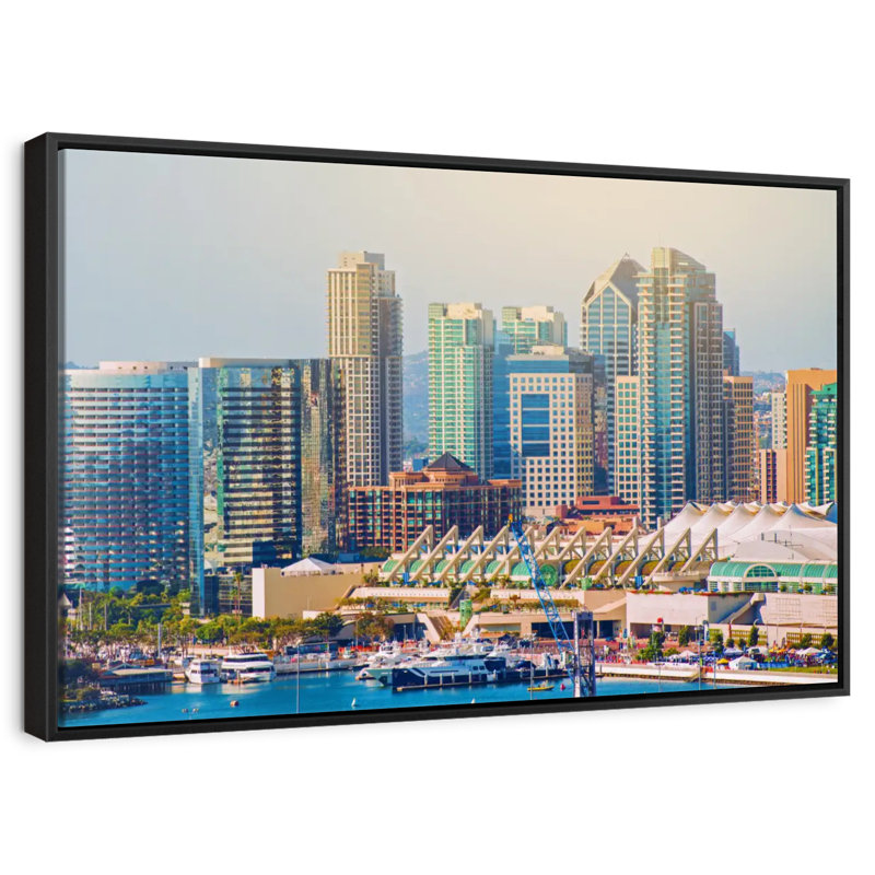 Ville de San Diego, Cadre flottant noir, 37 po x 25 po
